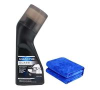 Portable Anti-Fog Coating Agent with Applicator - 2 in 1 Micro-Molecular Wiper for Car Windshields Cleaner Tool Set Crystal Shield Quick Defogging for Windows Mirrors Gloves Rags Sponge