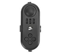 Portable Anxiety Sensory Toy for Stress Relief - ADHD Autism Fidgets Controller Pad for Kids and Adults (3 All Black)