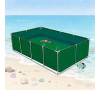 Portable Aquatic Habitat with Drainage System for Fish and Turtle Farming