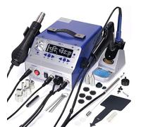 Portable Arc Welder Machine with Desoldering Nozzles, Soldering Iron, Iron Holder & Accessories for Precision Soldering, DIY and Home Repair Use