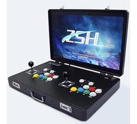 Portable Arcade Game Console with 24 Inch IPS Screen, 23000 Retro Games, Dual Joystick Controls, WiFi Enabled, Foldable Design with HDMI Output
