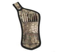 Portable Arrow Quiver Waterproof Bow Holder 8 Arrows Capacity Oxford Cloth for Outdoor Hunting 4 Colors(Light colored fans)