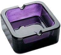 Portable Ashtrays Simple Crystal Creative Trumpet Boutique Ashtray Room Hotel Bedroom Bar Exquisite Glass Decorative Small Ashtray Home Table Ash Trays (Color : Green Size : 7.3 * 3.5cm)-9.2 * 3.8