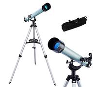 Portable Astronomical Telescope,Refractor Telescope for Kids and Astronomy Beginners with Lightweight Tripod,Phone Mount and Carry Bag,Perfect for Educational Gift