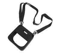 Portable Audio Equipment Speaker Silicone Case Compatible with Bose SoundLink Micro II, Shoulder Strap - Shockproof, Scratch-Resistant, Multi-Color Protective Cover (Black)