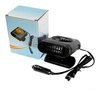 Portable Auto Fan Heater 200W for Truck Cab Defrosting(Black)