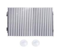 Portable Auto Retractable Sunshade 46cm Aluminum Alloy Thermal Reflective Shield Vehicle Window Cover Car Thermal Shield with Aluminum Insulation Layer