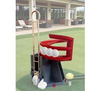 Portable Automatic Golf Ball Tee Machine, Golf Ball Dispenser for Indoor Outdoor Driving Range Swing Practice(Green)