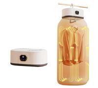 Portable Automatic Ironing Machine, Hanging Clothes Dryer Energy, 360° Constant +Temperature Hot Air +Timer +UV Sterilization +Silent, for Light Clothes Underwear hats