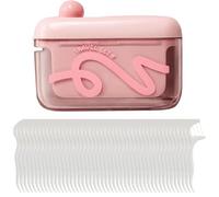 Portable Automatic Pop-Up Dental Floss Pick Dispenser Cute Travel Floss Storage Box with 10Pcs Floss Sticks Oral Care Travel Set Cute Travel Dental Floss Dispenser Automatic Pop-Up Floss Pick Holder