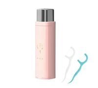 Portable Automatic Rechargeable Floss Dispenser - Box of Wired Toothpicks for Traveling Camping Bathroom Office Home Bag Gym Pocket