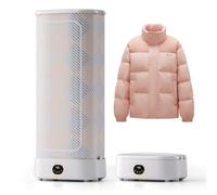 Portable Automatic Steam Iron & Clothes Dryer, Remote Control Foldable Garment Steamer, Compact Upright Steaming Rack for Fabrics & Apparel, Efficient Ironing Solution