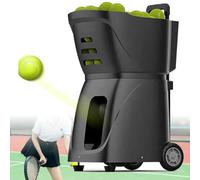 Portable Automatic Tennis Ball Launcher with Mobile App Control, 100-Ball Capacity, for Practice and Training