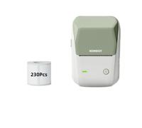 Portable B1 English Label Printer Handheld Thermal Device For Barcode QR Code Stickers Compatible With Standard Color Paper Rolls(Gn 40x30 3 Rolls)