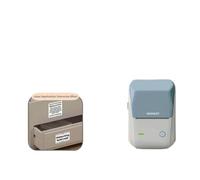 Portable B1 English Label Printer Handheld Thermal Device For Barcode QR Code Stickers Compatible With Standard Color Paper Rolls(Be Gift 1Roll)