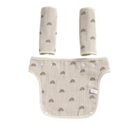 Portable Baby Bibs For Chest & Shoulder Multi-pattern Baby Sucking Pads 3-Piece/set Cotton Waist Stool Parts-