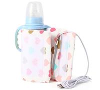 Portable Baby Bottle Warmer, Baby Bottle Warmer, Fixed Friction ASD Easy to Carry Early Education for Home(Love)