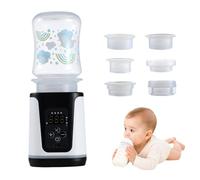 Portable Baby Bottle Warmer - Dual Heating Modes for Breast Milk & Formula Water, Up to 15 Warmings On-the-Go Cordless Quick Heater, Smart LED Screen Constant Temperature Infant Newborn Essentials