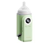 Portable Baby Bottle Warmer for Fast Heating and Keeping Milk Warm for Constant Temperature Compact and Light (Green)