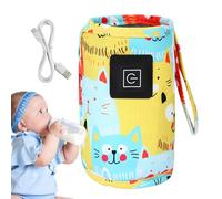 Portable Baby Bottle Warmer, Travel Bottle Warmer, Baby Milk and Formula Heater, Lightweight Design, Wide Applications, 29.5x13.7x1cm, for -The-Go Feeding