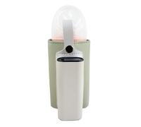 Portable Baby Bottle Warmer with Intelligent Temperature Memory 21 Adjustable Setting Rechargeable Battery for Travel Rechargeable Bottle Warmer with LED Display