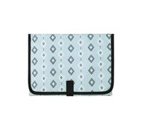 Portable Baby Changing Mat, 68x51cm Waterproof & Wipeable Pad with Built-in Pillow - 3-Layer Design for Diaper Bag, Home, Travel Use (Blue)