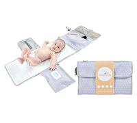 Portable Baby Changing Mat Padded XL-Waterproof Foldable Baby Changing Mat - Detachable Nappy Changing Mat for Baby Items Ideal as Original Gift for Newborn Babies
