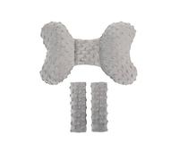 Portable Baby Head Pillow & Strap Covers Newborn Infant Soft Headrest Neck Cushion for Carseat Baby Head & Strap Covers Headrest Carseat Neck Cover Infant Pillow