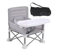 Portable Baby High Chair with Removable Tray | Foldable Multifunctional Kids Dining Seat | Lightweight, Durable Build, Non - Slip Feet | Great for Picnics, Grandma’s House, Traveling | Transforms