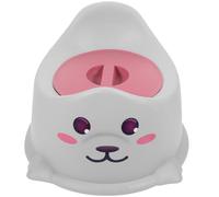 Portable Baby Mini Potty with Cover, Cartoon Seal Design PP | Stable on Floors, Easy to Move between Rooms, Hygienic On-the-go Use, for Home and Hotel Stays