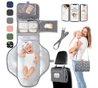 Portable Baby Shower Changing Mat New Mom Travel Changing Mat Newborn Large Waterproof Baby Changing Mat Foldable and Removable Changing Station by Pillani
