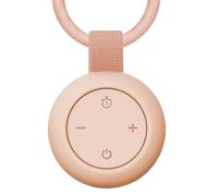 Portable Baby Sound Machine [White Noise for Babies Kids Adults][Sleep Soother][Timer Function][12 Soothing Sounds] 15 Hours Battery Life, Travel,Registry Gift,Shower,Clips on Baby Stroller. Peach