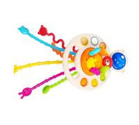 Portable Baby Toy Enhances Hand Eye Coordination Through Fun Pulling Actions for Indoor Outdoor Use Toddler Pull Early Education Fine Motor Skills Interactive Parent Child String Aby Sensory Learning