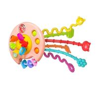 Portable Baby Toy Enhances Hand Eye Coordination Through Fun Pulling Actions for Indoor Outdoor Use Toddler Pull Early Education Fine Motor Skills Interactive Parent Child String Aby Sensory Learning