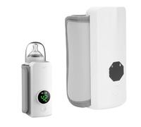 Portable Baby Warmer for Travel, Temperature Controlled Breast Milk Feeding Solution, 360 Degree Wrap Even Heating, Portable Baby Feeding Warmer for Parents