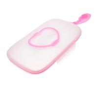 Portable Baby Wet Tissue Case Pp Pink Outdoor Holder