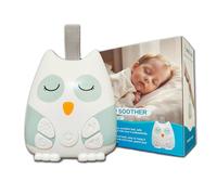 Portable Baby White Noise Sound Machine for Sleeping, Cry Sensor, 20 Soothing Sounds for Kids, Night Light, Timer, for Sleep Aid, Office Privacy, Meditation, Cute Owl, Rechargable Battery via USB