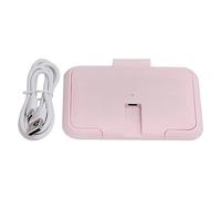 Portable Baby Wipe Warmer, Travel Wipe Warmer and Baby Wet Wipes Dispenser Wipes Warmer for Newborn Baby USB Wet Wipe Heater Constant Temperature Wipes Warmer for Household Car (Pink)