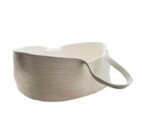 Portable babys Storage Basket - Decorative Nursery Holder, Stylish Rope Bin, Foldable Clothes Basket, Durablese Cotton Rope | babys Baskets Chic Home Accent for Toys Blankets Laundry