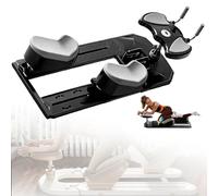 Portable Back Stretch Trainer with LED Timer - Home Spinal Twist & Stretch Trainer, Crunches Waist Slimming Toning Leg Stretching Workouts & Core Activation, Low-Impact Home Gym Equipment Black