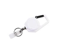 Portable Badge Reel Clip on Accessory Matte Exterior Retractable Cord Card Pouch Backpack Attachment Travel Organizer Tool Retractable Badge Reel Clip on Accessory Card Holder Pull Cord Commute Latch