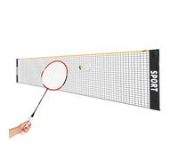 Portable Badminton Net, Time, Adjustable Height | Volleyball Garden Net | For Adults, Sports Training, Practice, Beach, Short, Driveway, Park, Playground, Outdoor