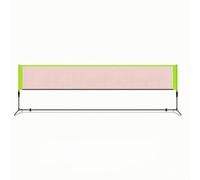 Portable Badminton Net With Iron Alloy Frame Adjustable Height 0.9 To 1.55 Backyard Gym Courtyard Training Suitable For Family, size to 3