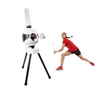 Portable Badminton Training Machine, Automatic Throwing Machine with Tripod Stand, Ideal Training Aid for Beginners & Advanced Players, Indoor & Outdoor Use