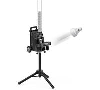Portable Badminton Training Machine, Smart APP Controlled Shuttlecock Serve Feeder for Practice, Ideal for Teenagers and Beginners