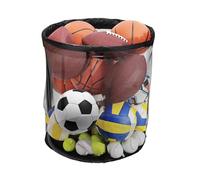 Portable Ball High Performance Mesh Storage Basket with Large Capacity Container for Garage, Sports Equipment, Pool, Patio, Garden, Deck and Outdoor Recreation, Durable Design