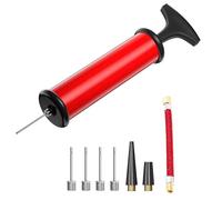 Portable Ball Pump,Air Pump Inflator Kit with Needle,Nozzle, Extension Hose Hand Pumps for Basketball Football Volleyball Water Polo Rugby Exercise Sports Ball Balloon Swim Inflatables