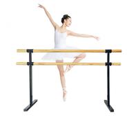 Portable Ballet Barre with Non-Slip Feet for Home Dance Stretch Workout, Freestanding Bar for Adults and Kids