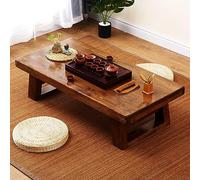 Portable Bamboo Coffee Table Japanese Style Large 31.5x19.7in Floor Table for Breakfast Serving Tray Game Writing - Versatile Home Decor