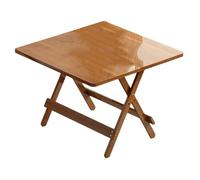 Portable Bamboo Folding Table - No Installat Space-Saving Drop Leaf Design Solid Wood Kitchen Console Desk Farmhouse Sle 100x80x75cm Ideal for Smals